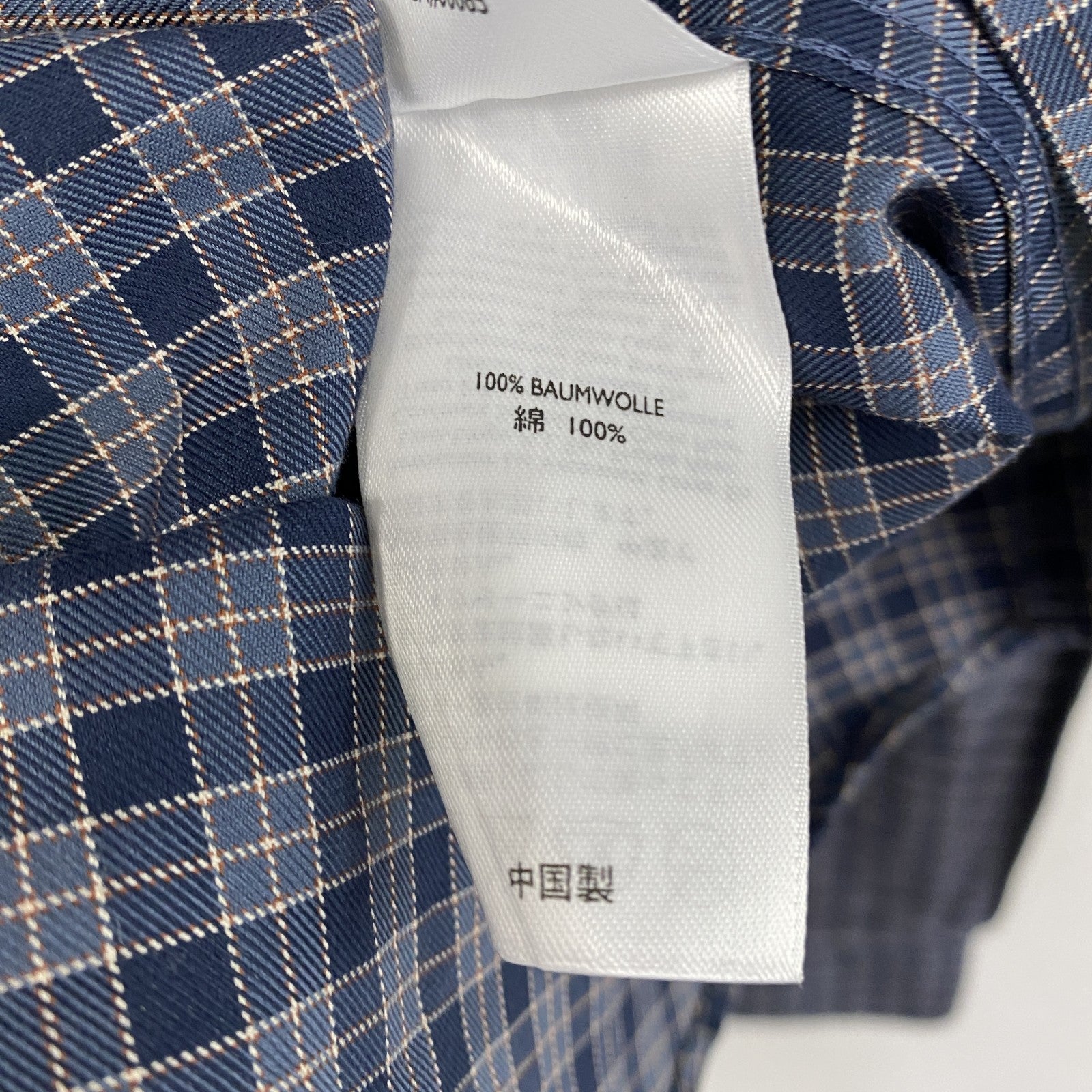 Eddie Bauer　エディーバウアー　長袖シャツ　ボタンダウンシャツ　チェック柄　青　ブルー　XLサイズ