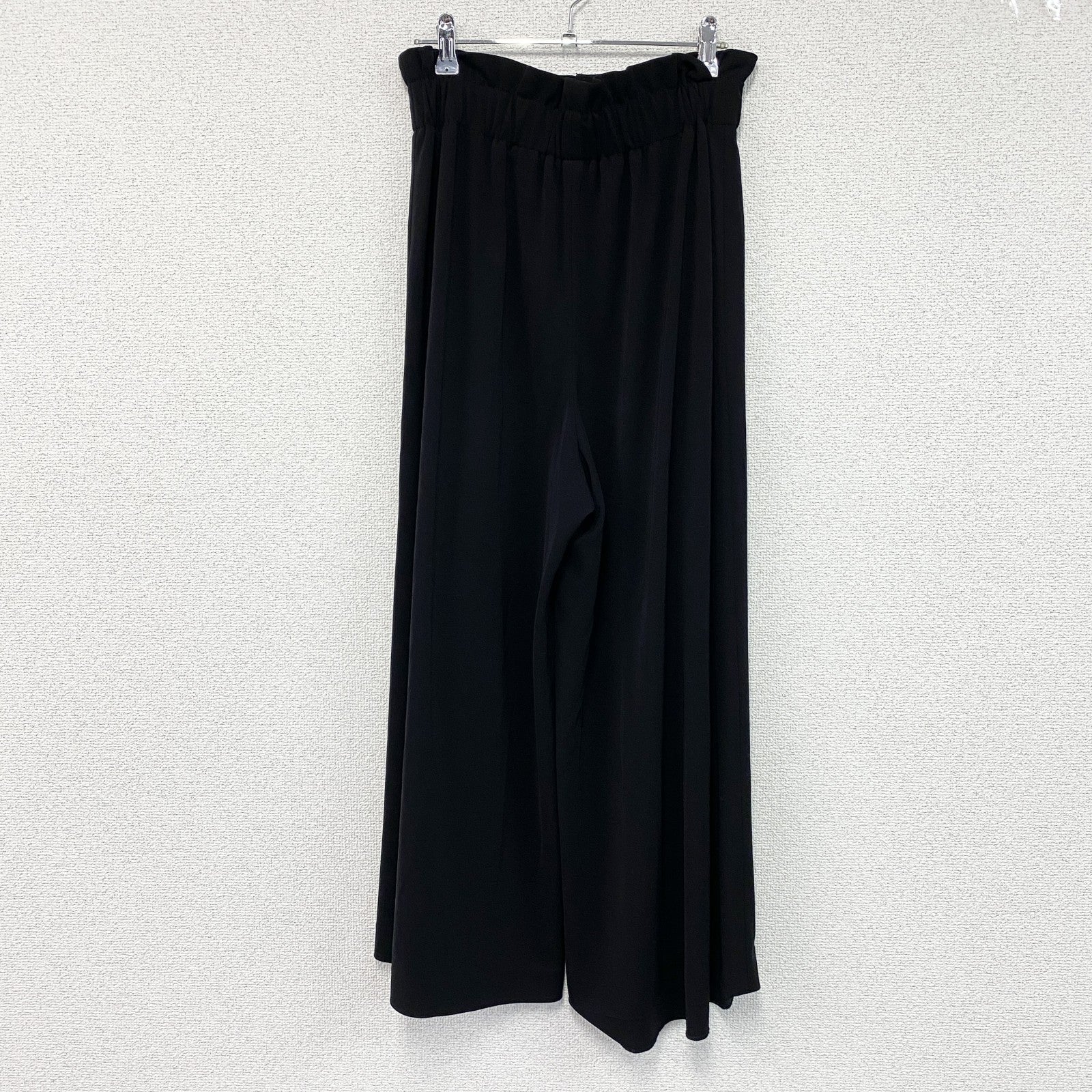 ADORE　アドーア　ドライジャージーワイドパンツ　黒　ブラック　38サイズ