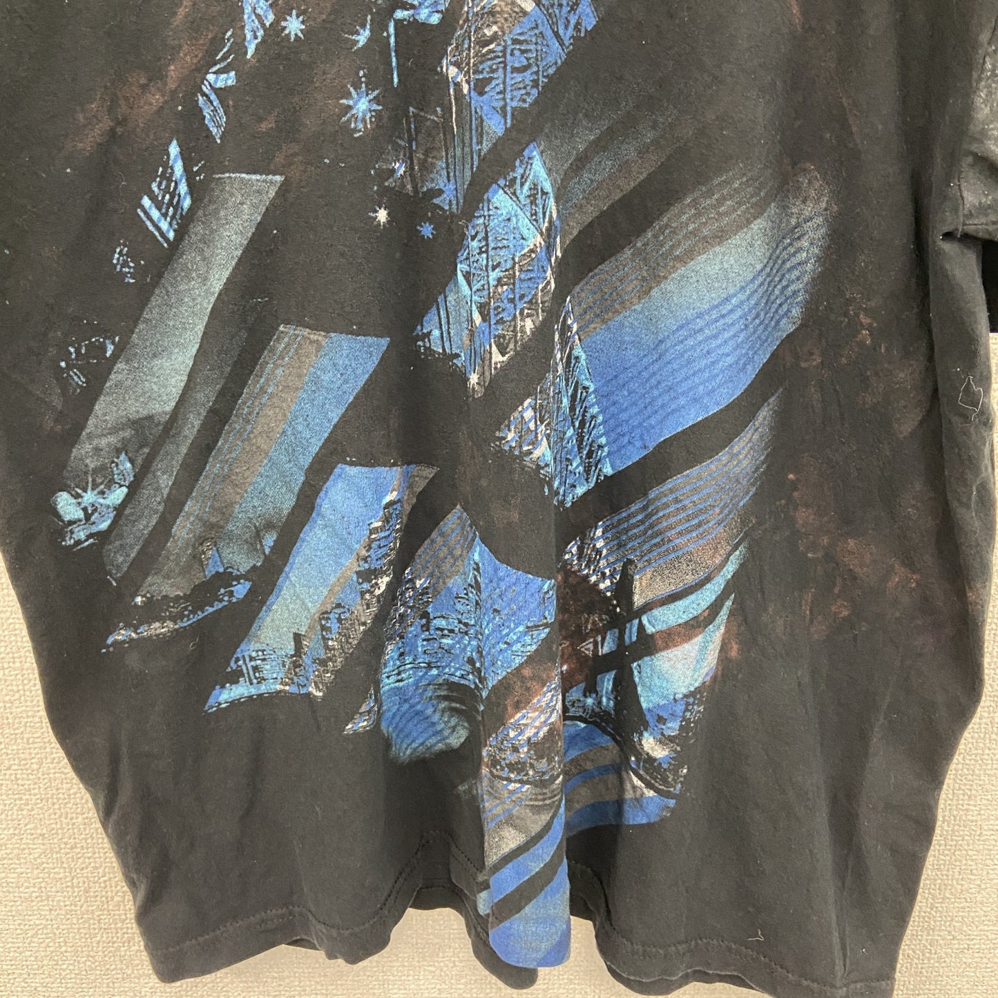 APT.9　半袖プリントTシャツ　黒　ブラック　2XLサイズ