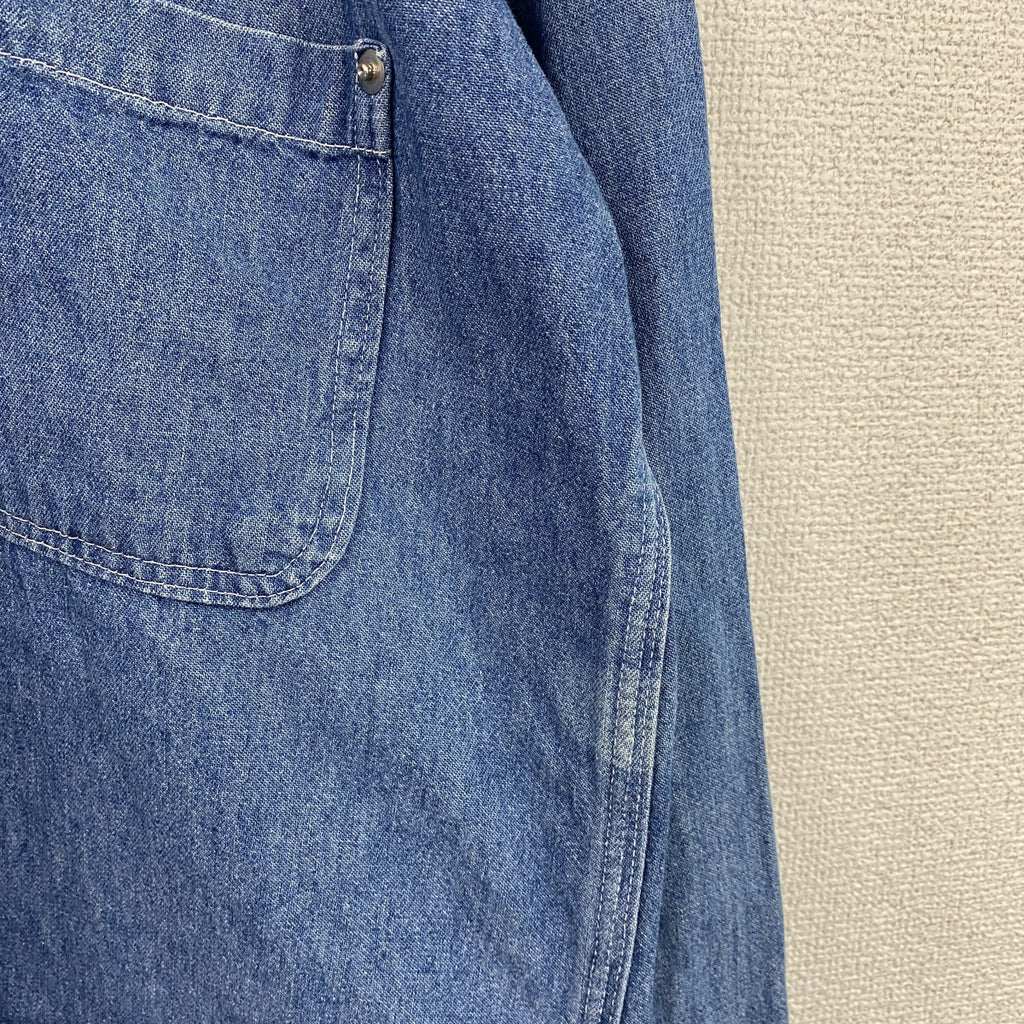 SUGAR CANE　シュガーケーン　長袖デニムシャツ　フラップポケット　インディゴ　