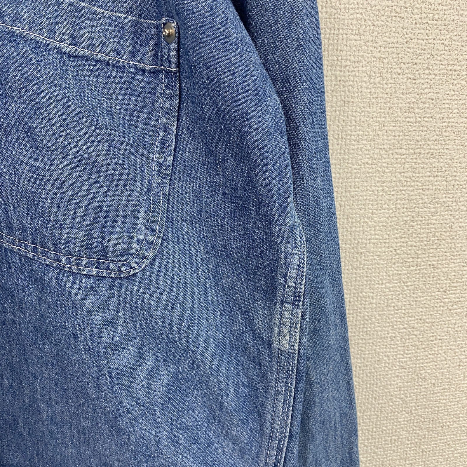 SUGAR CANE　シュガーケーン　長袖デニムシャツ　フラップポケット　インディゴ　