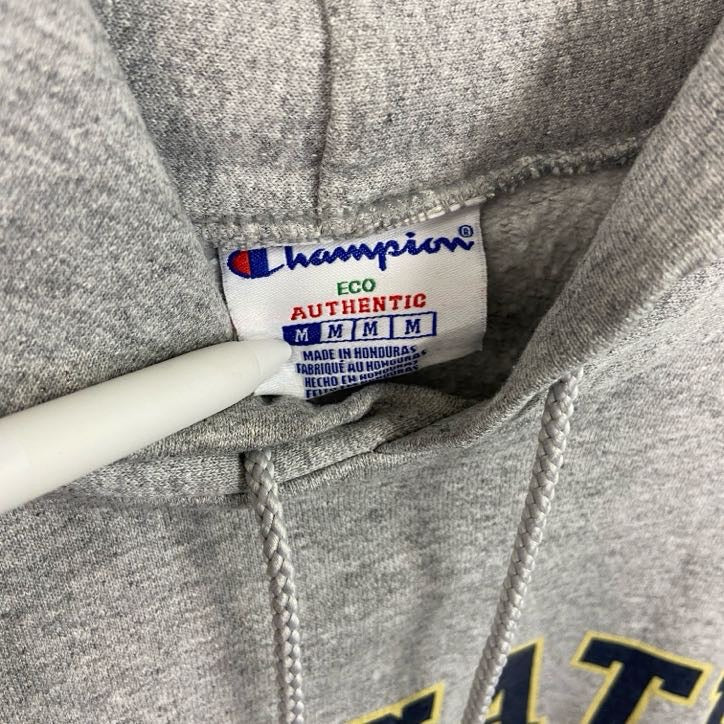 古着 used　champion　チャンピオン　スウェットパーカー/フーディー　バレーボール　灰色　グレー　Mサイズ