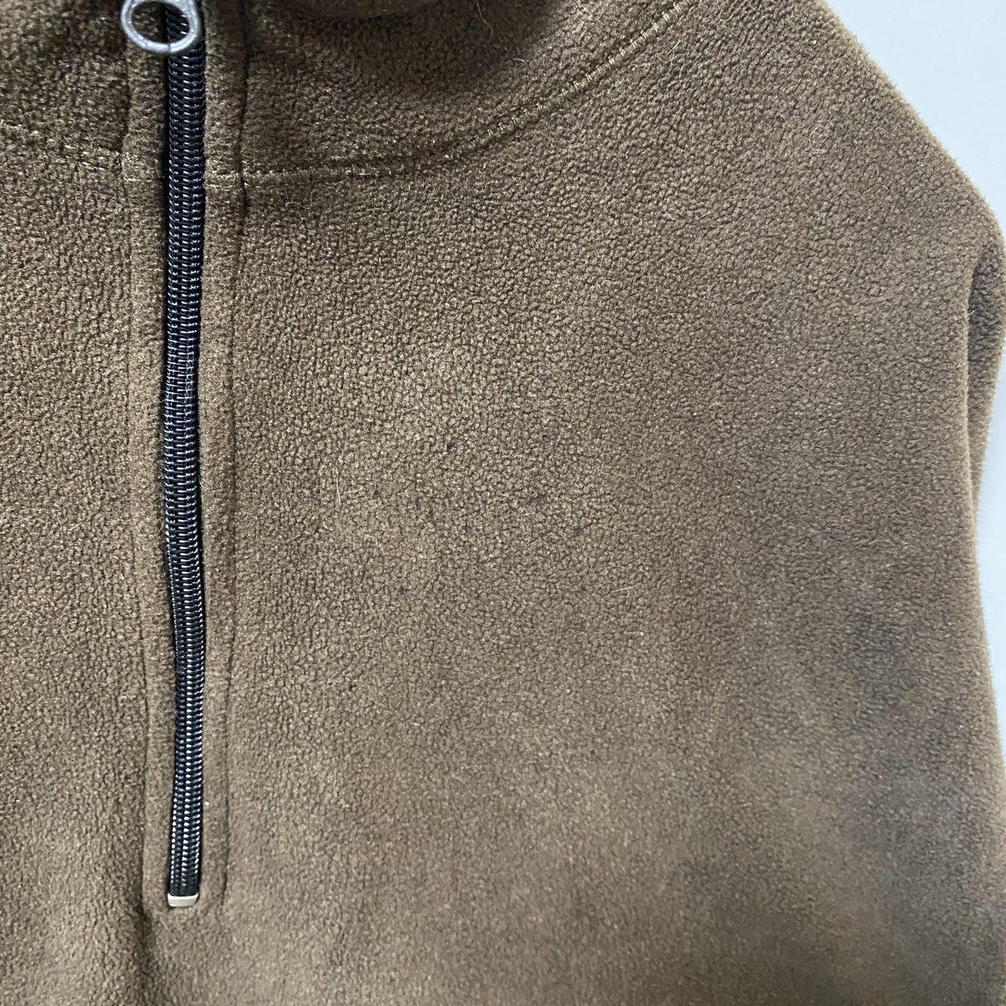 古着 used　OLD NAVY オールドネイビー　長袖ハーフジップフリースジャケット　ハイネックブルゾン　茶色　XLサイズ