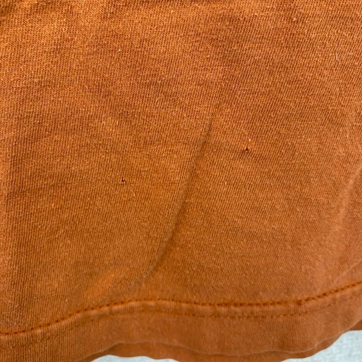 古着 used　NIKE　ナイキ　長袖カレッジプリントTシャツ　クルーネックロンT　テキサス大学　ライトブラウン　XLサイズ
