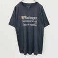 古着 used　champion　チャンピオン　半袖カレッジプリントTシャツ　ワシントン大学　セントルイス　ダークグレー　Lサイズ