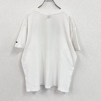 古着 used　～00s　NIKE ナイキ　DRI-FIT　半袖プリントTシャツ　シングルステッチ　白　ホワイト　Lサイズ
