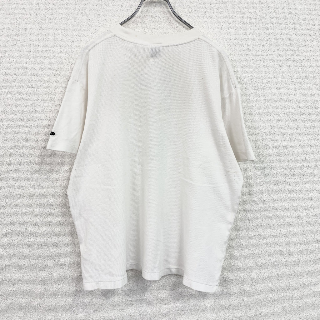 古着 used　～00s　NIKE ナイキ　DRI-FIT　半袖プリントTシャツ　シングルステッチ　白　ホワイト　Lサイズ