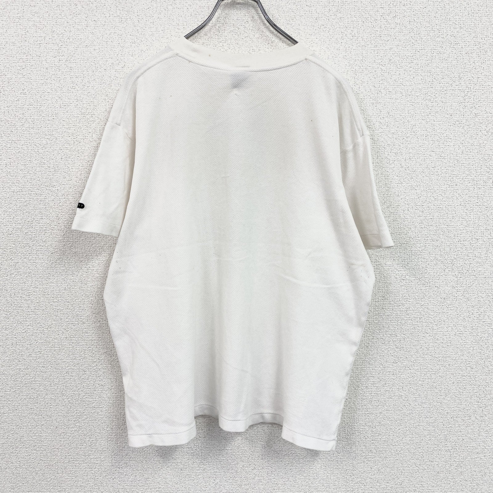 古着 used　～00s　NIKE ナイキ　DRI-FIT　半袖プリントTシャツ　シングルステッチ　白　ホワイト　Lサイズ