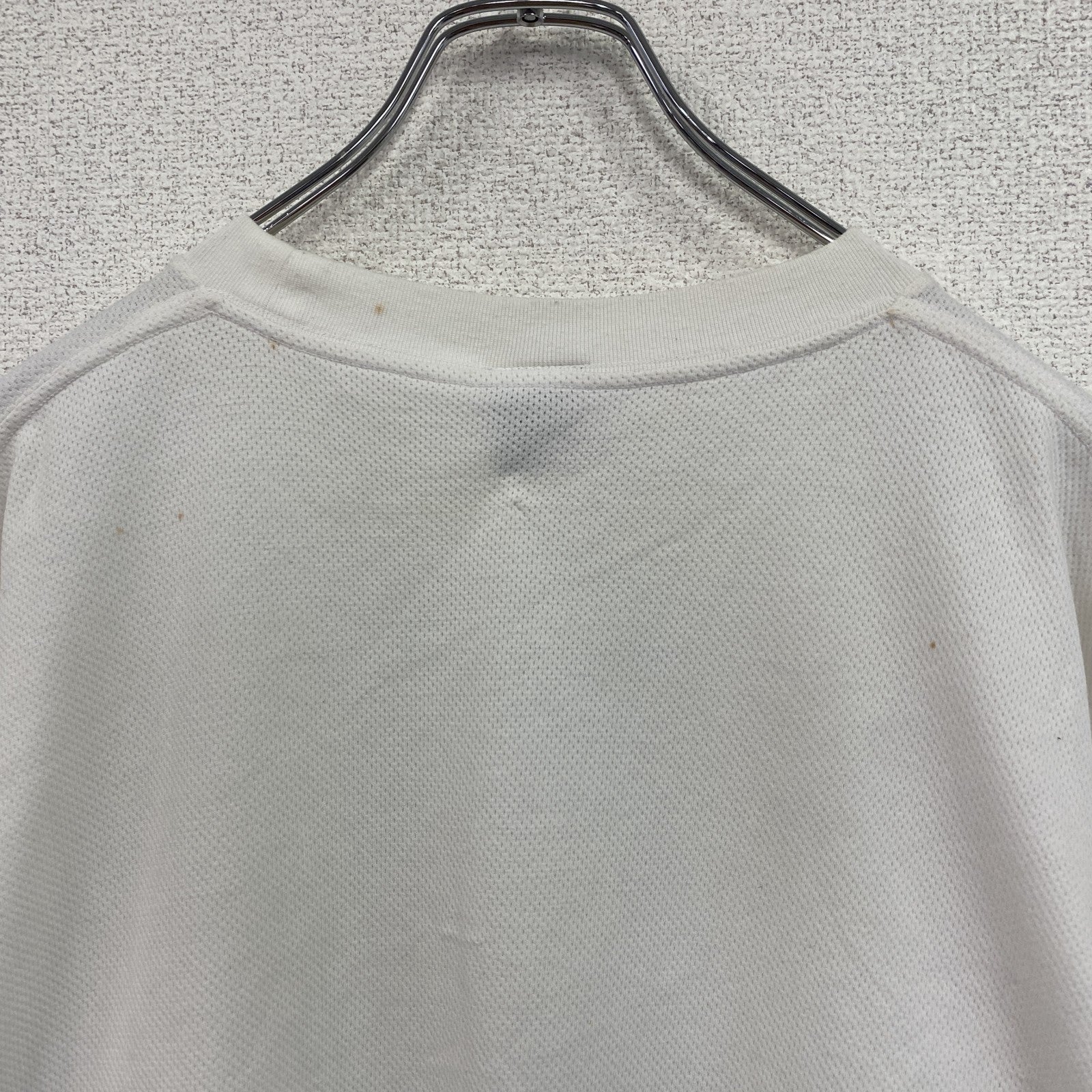 古着 used　～00s　NIKE ナイキ　DRI-FIT　半袖プリントTシャツ　シングルステッチ　白　ホワイト　Lサイズ