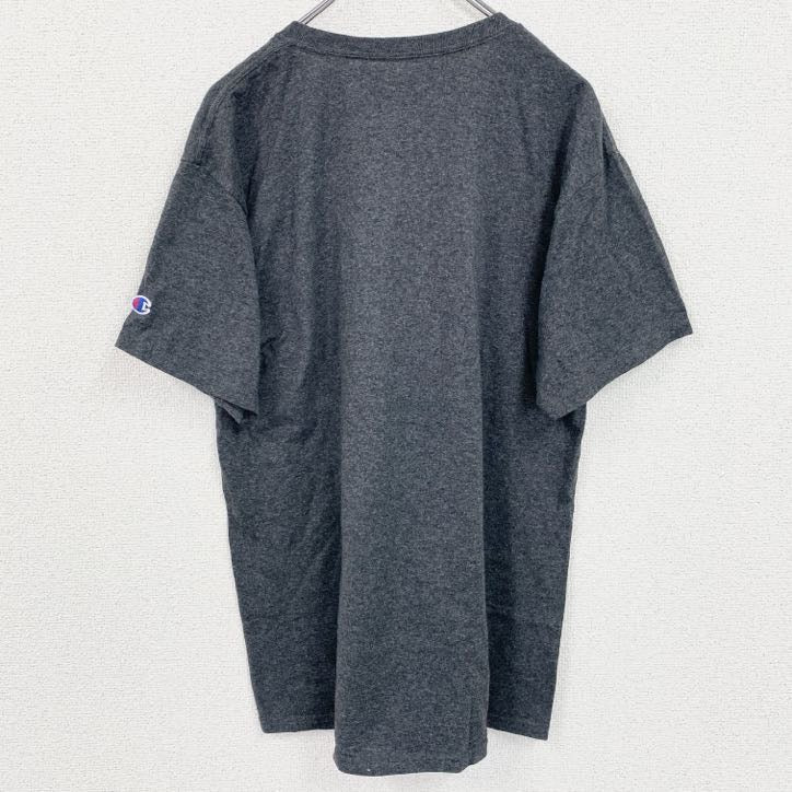 古着 used　champion　チャンピオン　半袖カレッジプリントTシャツ　ワシントン大学　セントルイス　ダークグレー　Lサイズ