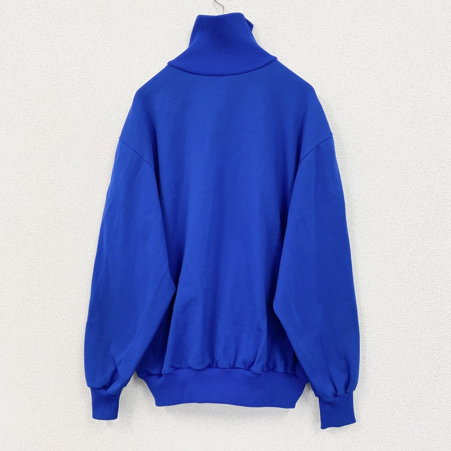 古着 used　60s～　adidas　アディダス　長袖トラックジャケット　フルジップジャージ　ヴィンテージ　青　ブルー　8サイズ