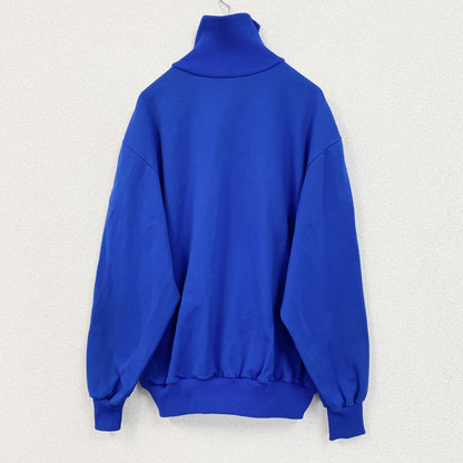 古着 used　60s～　adidas　アディダス　長袖トラックジャケット　フルジップジャージ　ヴィンテージ　青　ブルー　8サイズ