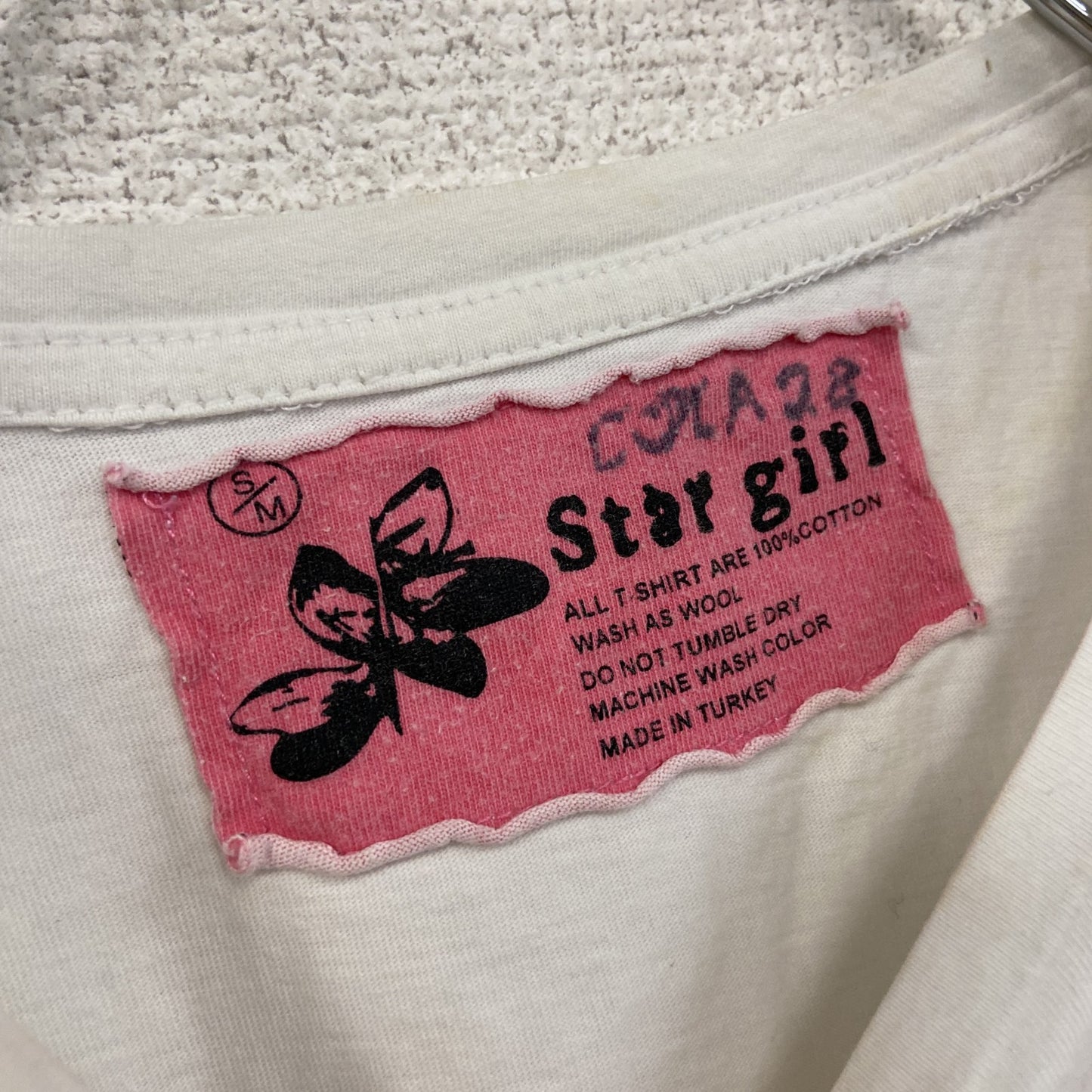 Star girl　Apple　アップル　半袖プリントTシャツ　企業ロゴ　白　ホワイト　Sサイズ