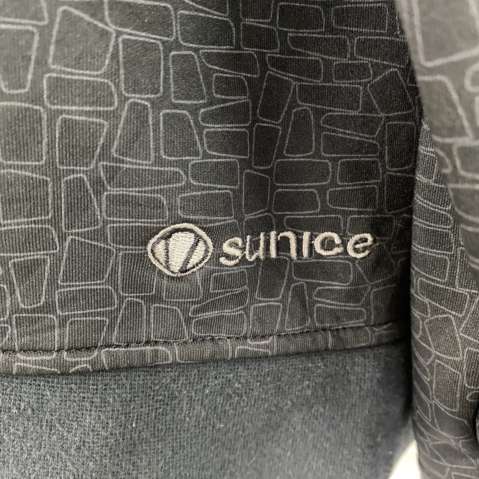 古着 used　sunice　長袖トラックジャケット　フルジップジャージ　2010年バンクーバーオリンピック　黒　Lサイズ