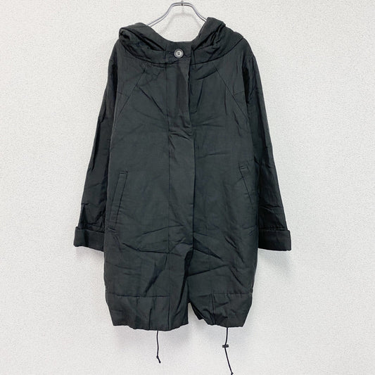 GALERIE VIE　ギャルリーヴィー　フーデッドコート　中綿入り　比翼仕立て　ダークグレー　38サイズ
