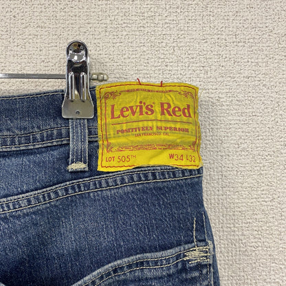 Levi's Red　リーバイスレッド　505　デニムパンツ/ジーンズ　ジップフライ　インディゴ　W34サイズ