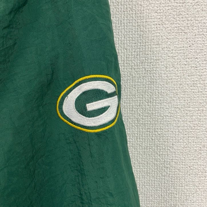 古着 used　Reebok　リーボック　プルオーバー　NFL　グリーンベイパッカーズ　フットボール　刺繡ロゴ　緑　グリーン