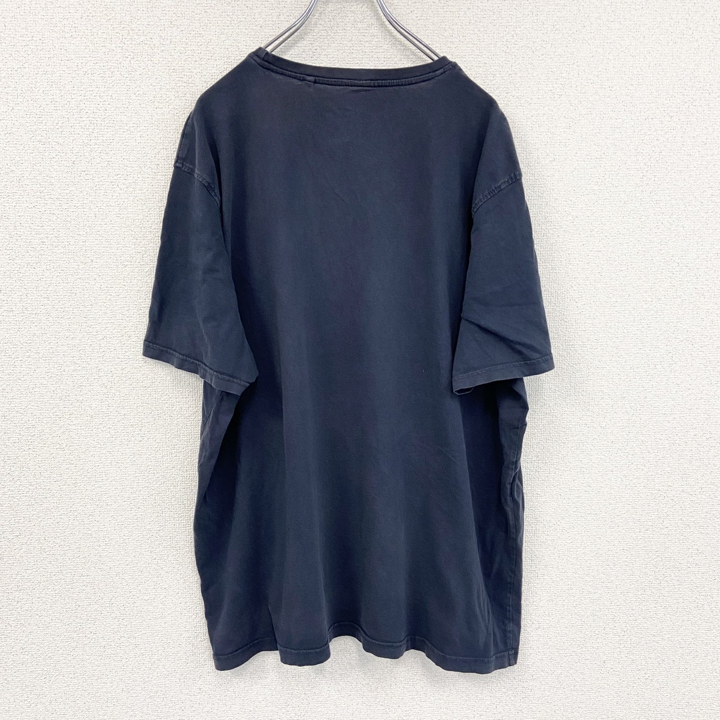 CASUAL　半袖プリントTシャツ　紺　ネイビー　3XLサイズ
