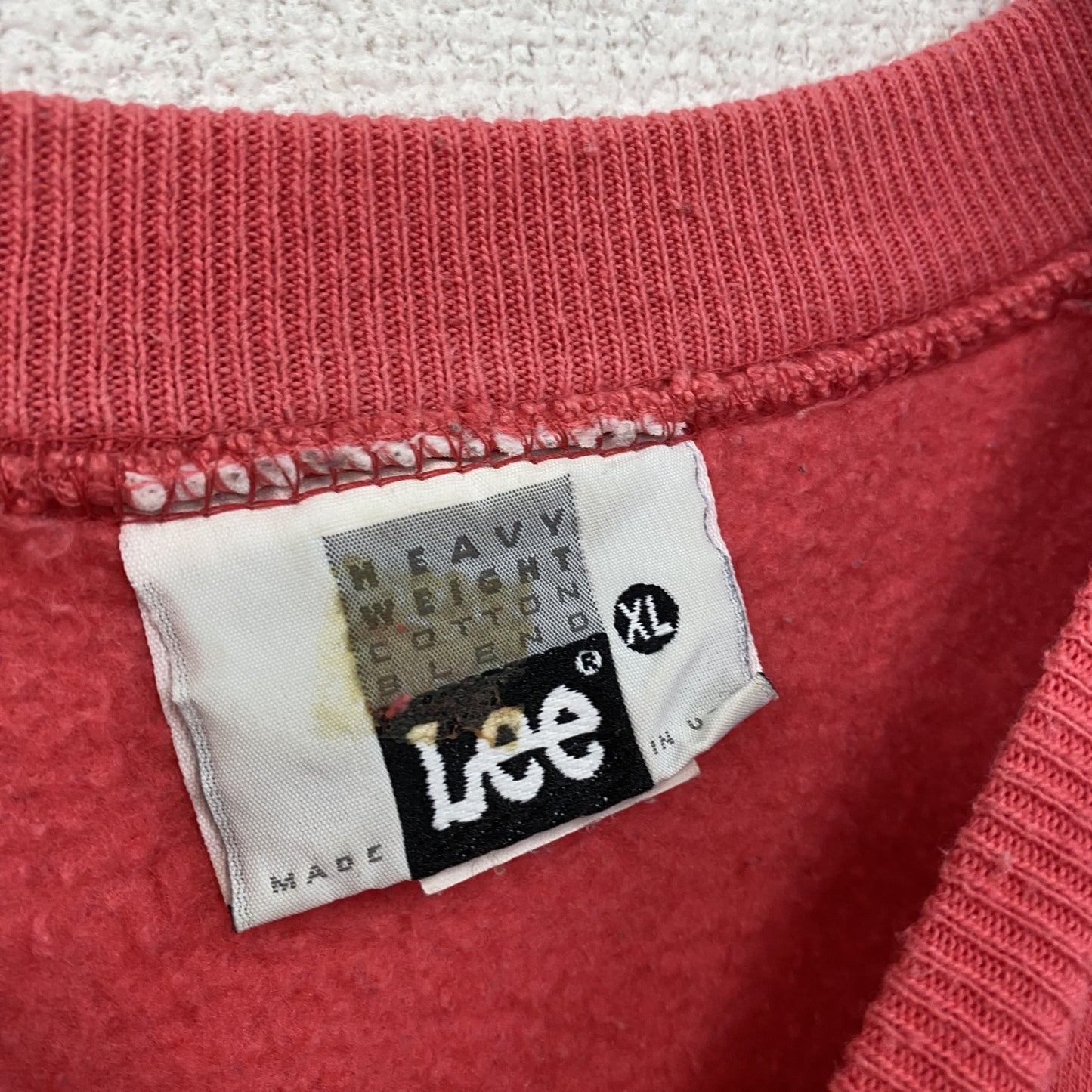 ～90s　Lee　リー　スウェット/トレーナー　CAPE COD　ヴィンテージ　ピンク　XLサイズ