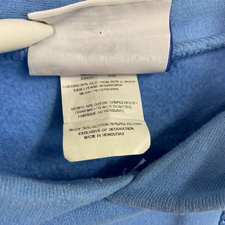 古着 used　champion　チャンピオン　スウェットパーカー/フーディー　水色　ライトブルー　Sサイズ
