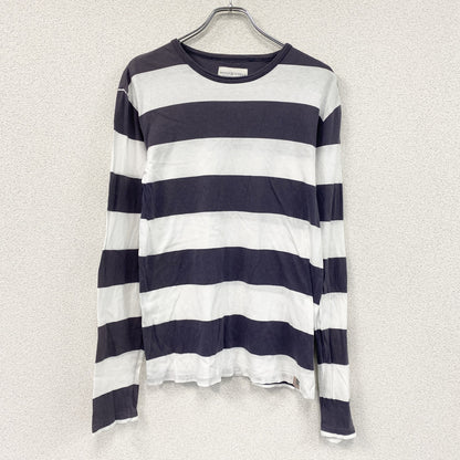 DENIM＆SUPPLY RALPH LAUREN　デニム＆サプライ ラルフローレン　長袖Tシャツ/ロンT　ボーダー　紺　ネイビー　白　ホワイト　Sサイズ