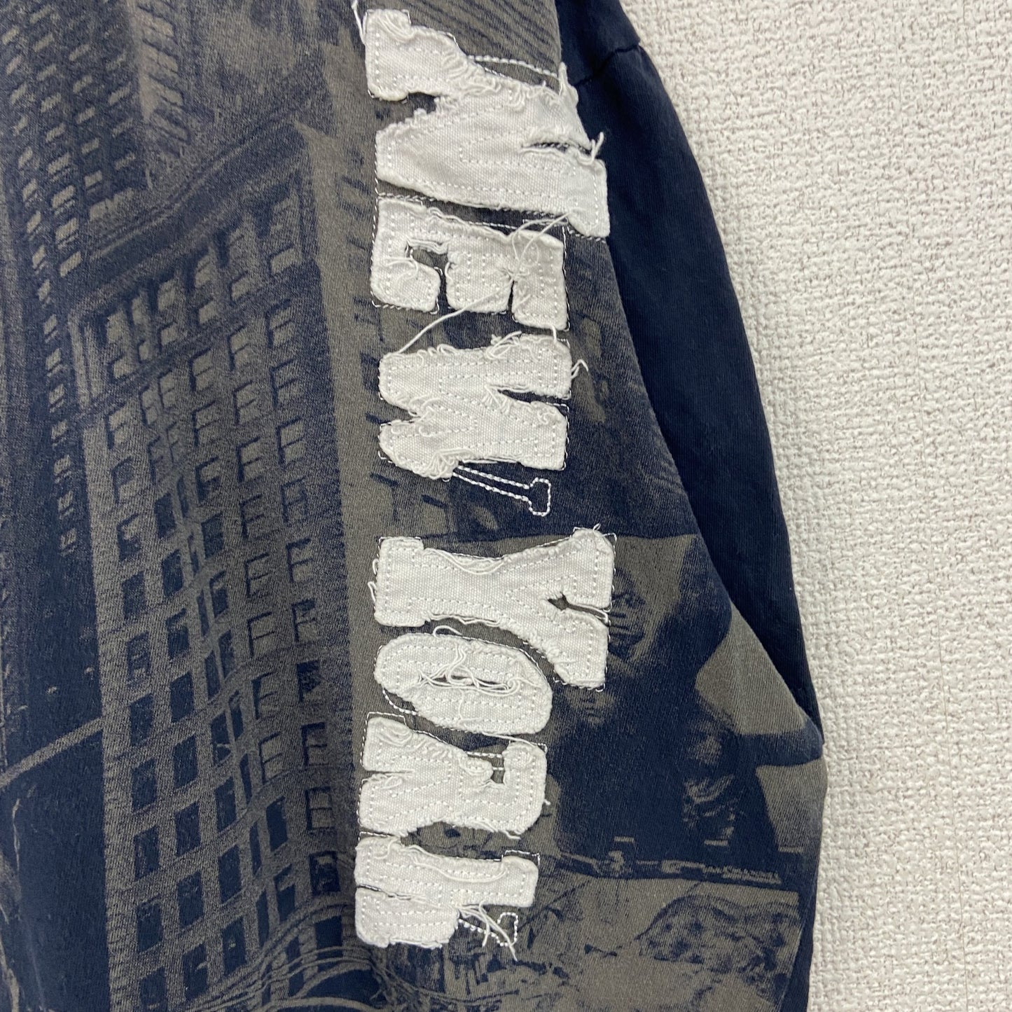 ROBIN RUTH　半袖プリントTシャツ　NEW YORK　紺　ネイビー　Lサイズ