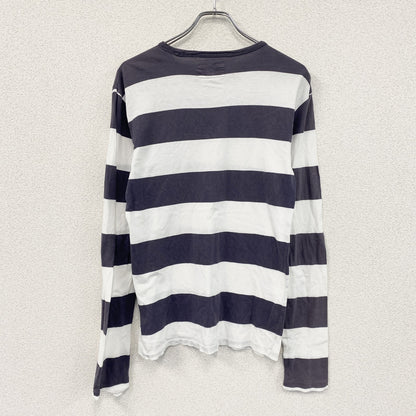 DENIM＆SUPPLY RALPH LAUREN　デニム＆サプライ ラルフローレン　長袖Tシャツ/ロンT　ボーダー　紺　ネイビー　白　ホワイト　Sサイズ