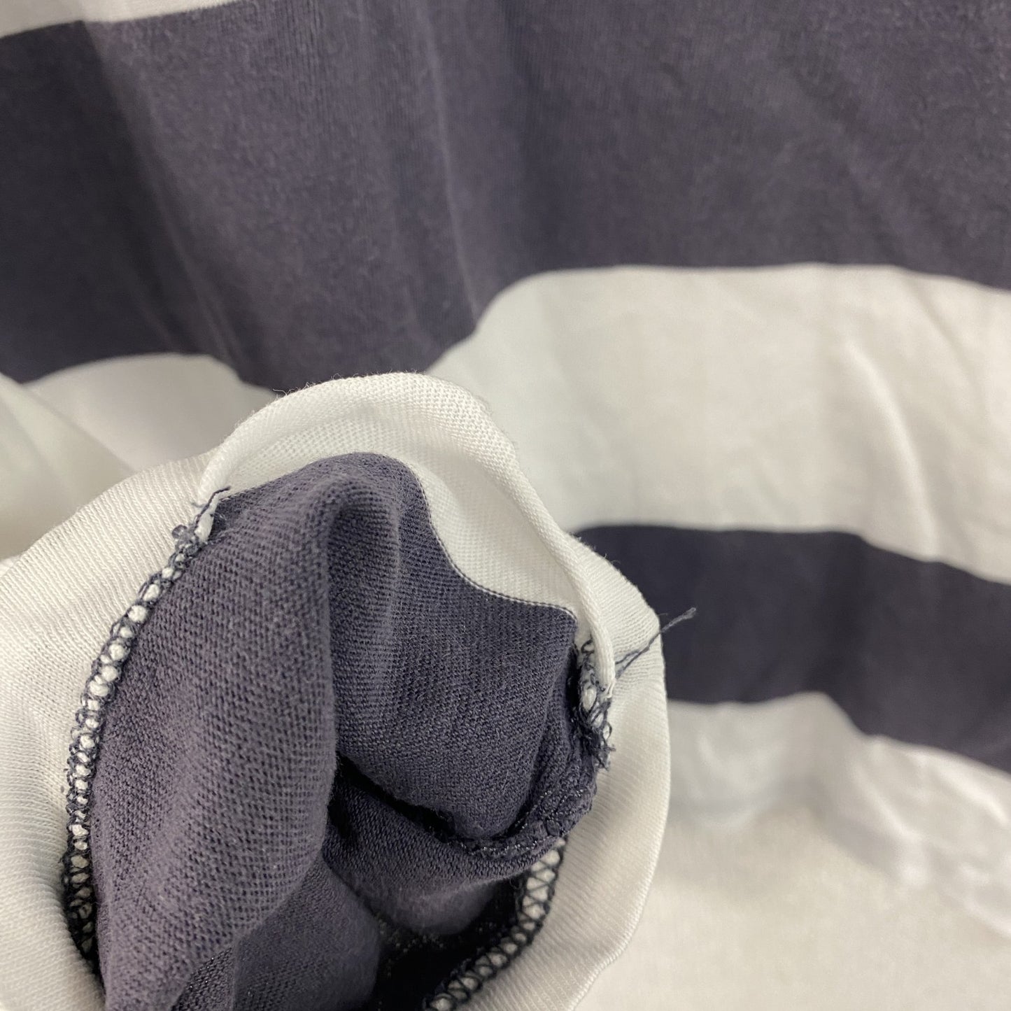 DENIM＆SUPPLY RALPH LAUREN　デニム＆サプライ ラルフローレン　長袖Tシャツ/ロンT　ボーダー　紺　ネイビー　白　ホワイト　Sサイズ
