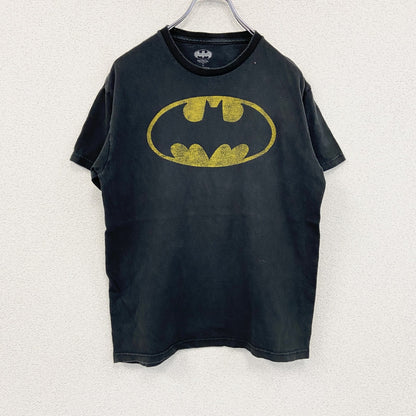 BATMAN　バットマン　DCコミック　半袖プリントアニメTシャツ　黒　ブラック　Mサイズ