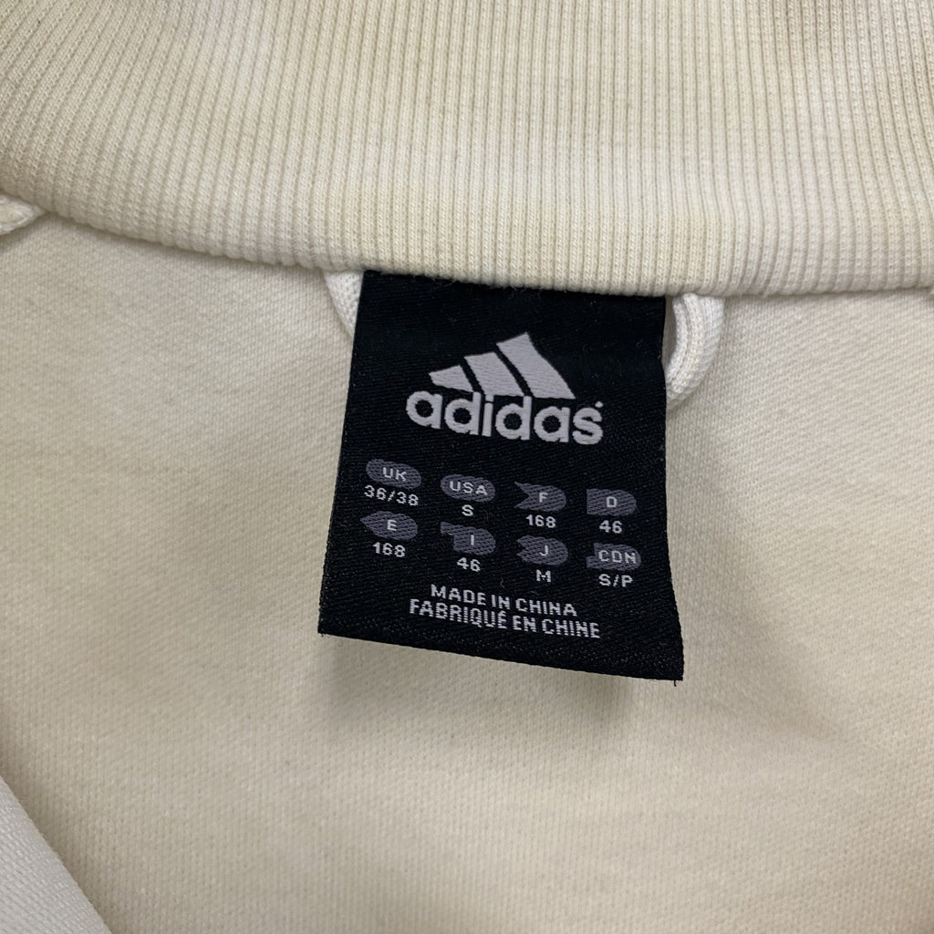 adidas　アディダス　トラックジャケット/ジャージ　白　ホワイト　Mサイズ