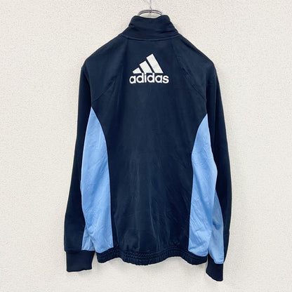 adidas　アディダス　トラックジャケット/ジャージ　紺　ネイビー　水色　ライトブルー　160サイズ