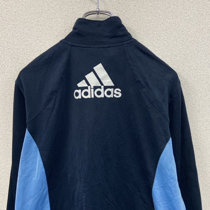 adidas　アディダス　トラックジャケット/ジャージ　紺　ネイビー　水色　ライトブルー　160サイズ