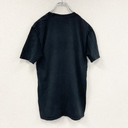 GILDAN　ギルダン　半袖プリントTシャツ　人間の進化　ドラム　バンド　黒　ブラック　Mサイズ