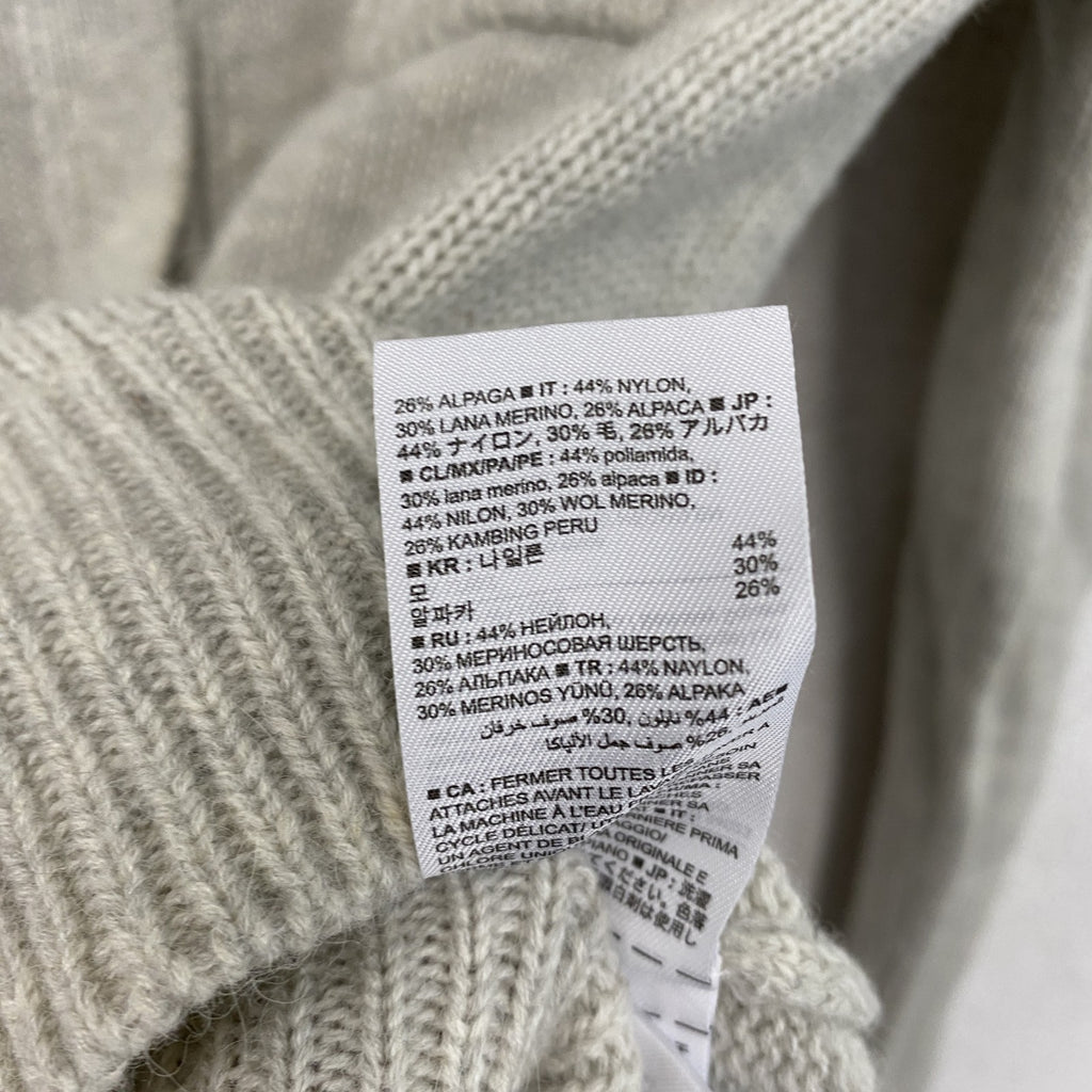BANANA REPUBLIC　バナナリパブリック　アルパカ混ウールニットカーディガン　灰色　グレー　Sサイズ