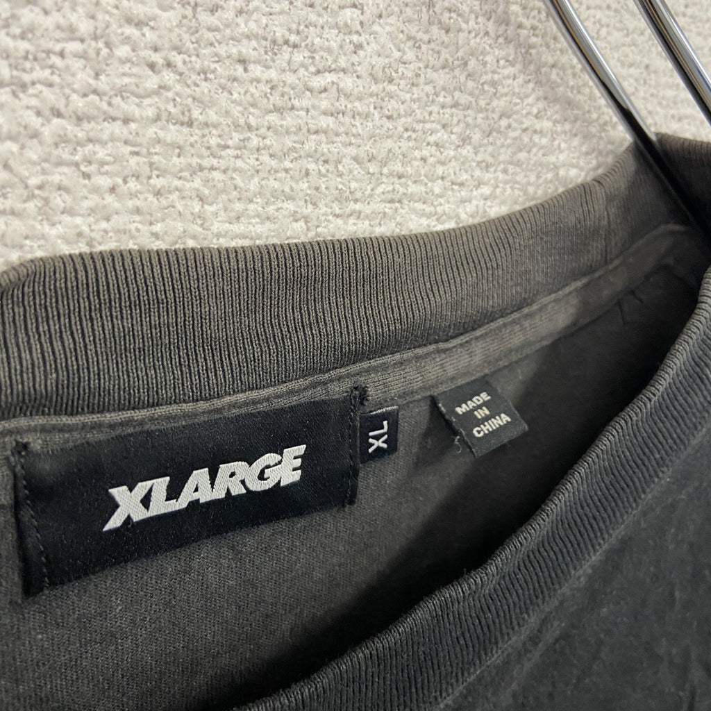 XLARGE　エクストララージ　半袖プリントTシャツ　黒　ブラック　XLサイズ