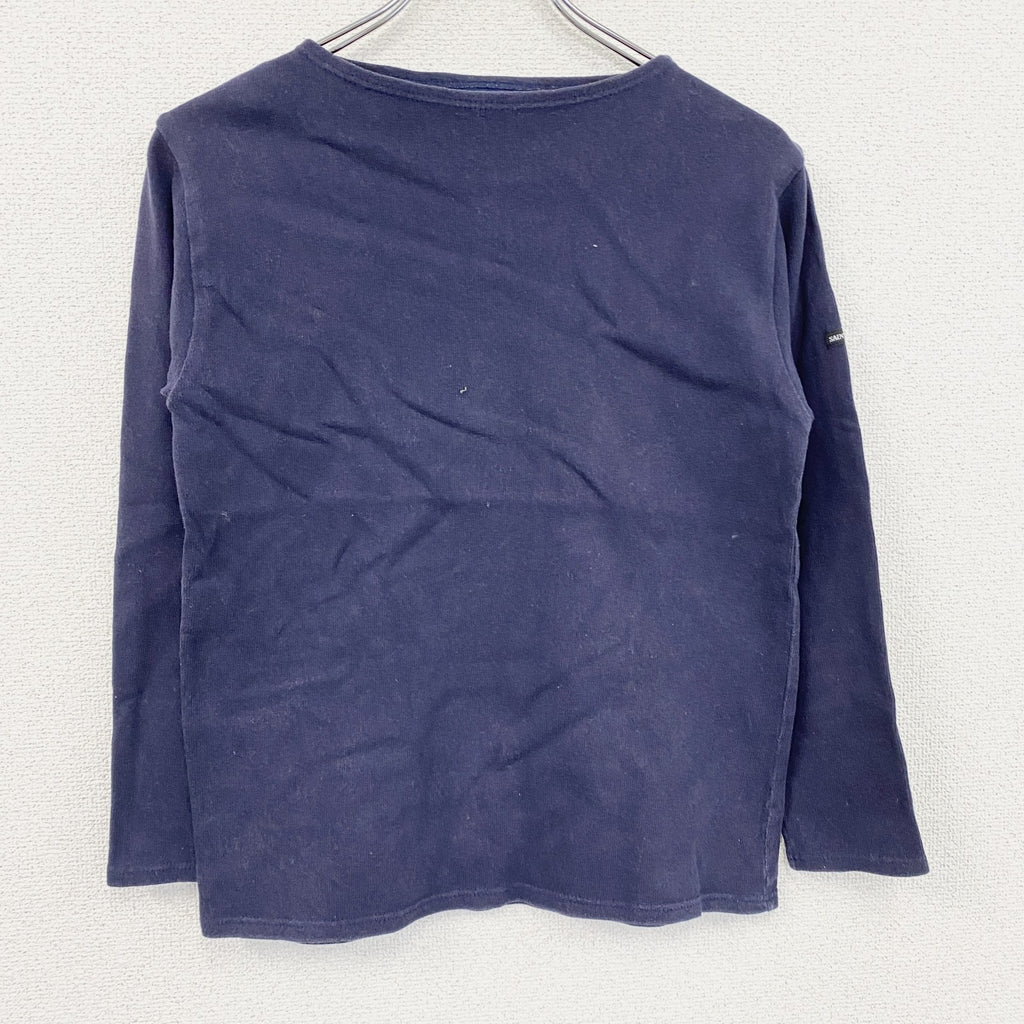SAINT JAMES　セントジェームス　バスクシャツ　長袖Tシャツ/ロンT　紺　ネイビー　XSサイズ