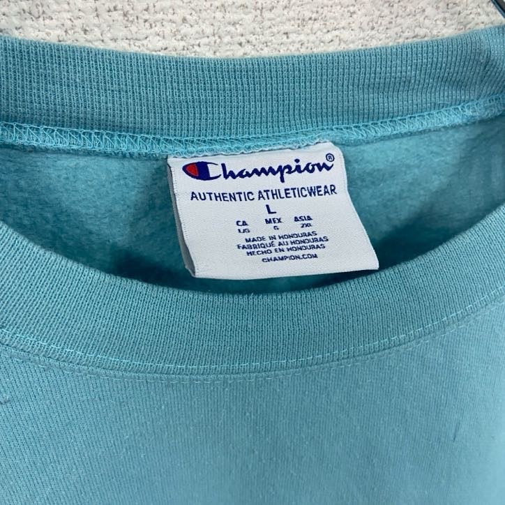 champion　チャンピオン　スウェット/トレーナー　カレッジ　インディアナ　水色　ライトブルー　Lサイズ