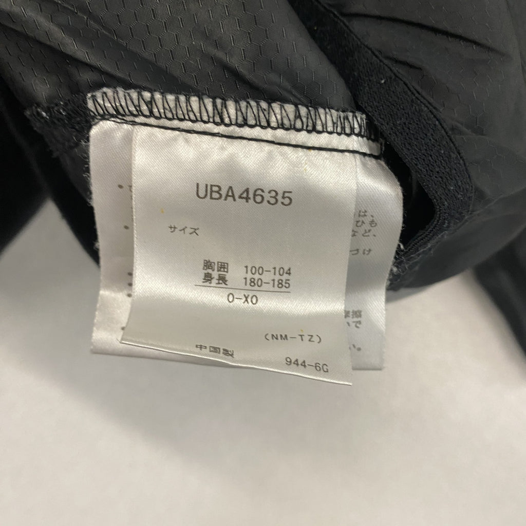 UMBRO　アンブロ　プルオーバージャケット　ピステ　デカロゴ　黒　ブラック　Oサイズ
