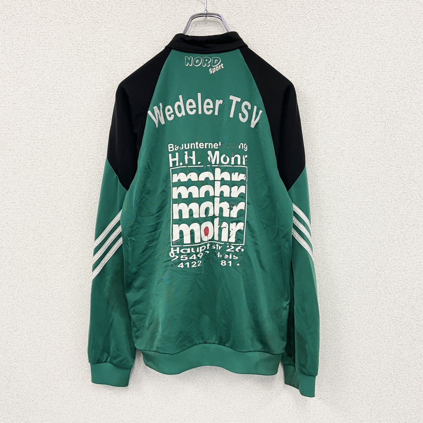 adidas　アディダス　トラックジャケット/ジャージ　緑　グリーン　Mサイズ