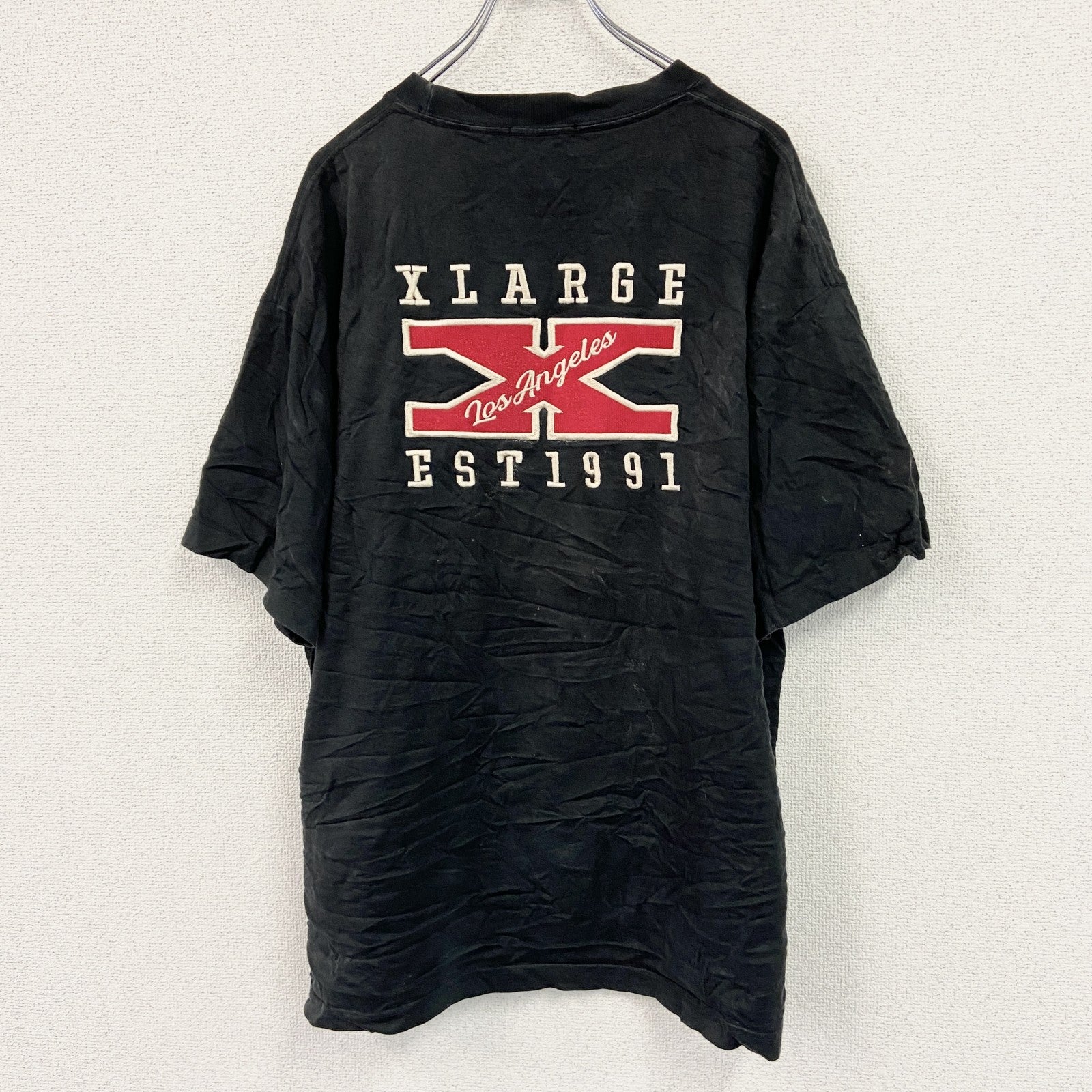XLARGE　エクストララージ　半袖プリントTシャツ　黒　ブラック　XLサイズ