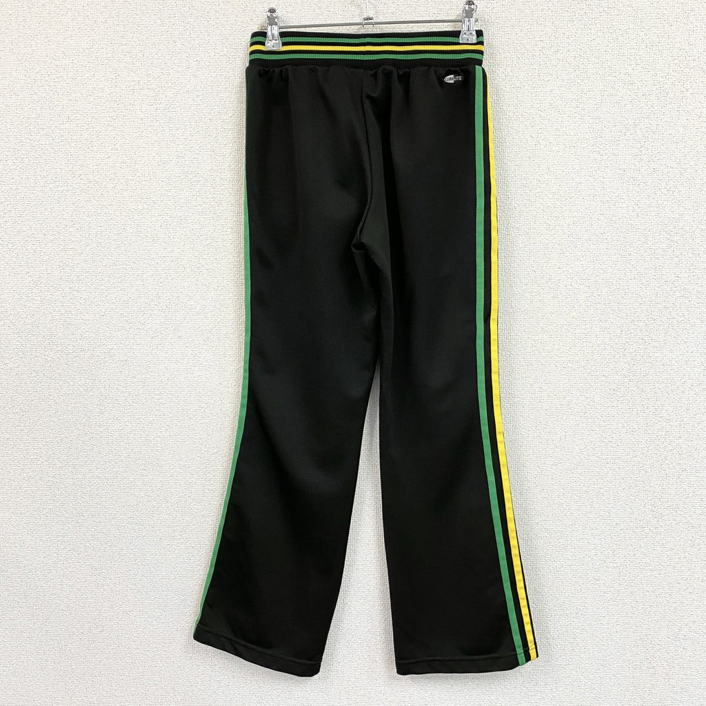 adidas　アディダス　CLIMALITE　トラックパンツ　ジャージパンツ　黒　ブラック　Mサイズ