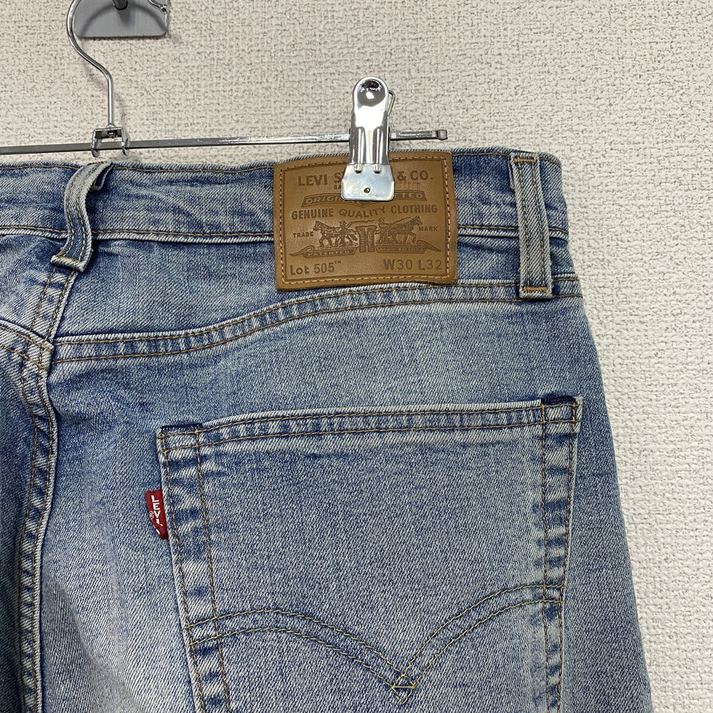 Levi's　リーバイス　505　デニムパンツ/ジーンズ　ジップフライ　縦落ち　フェード　インディゴ　W30サイズ