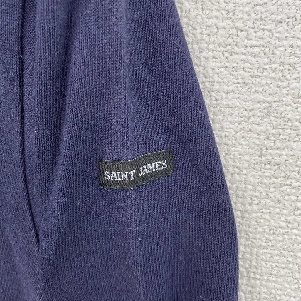 SAINT JAMES　セントジェームス　バスクシャツ　長袖Tシャツ/ロンT　紺　ネイビー　XSサイズ