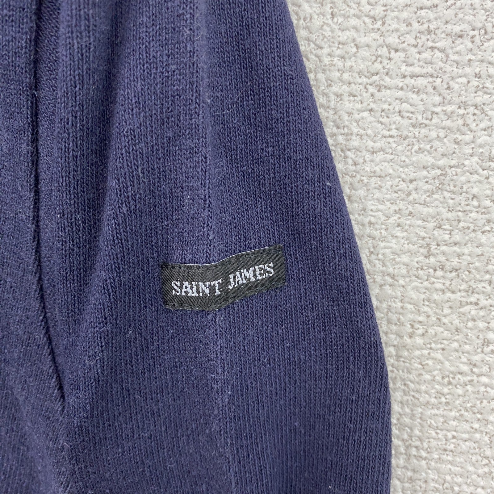SAINT JAMES　セントジェームス　バスクシャツ　長袖Tシャツ/ロンT　紺　ネイビー　XSサイズ