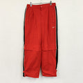 NIKE　ナイキ　トラックナイロンパンツ　赤　レッド　Lサイズ