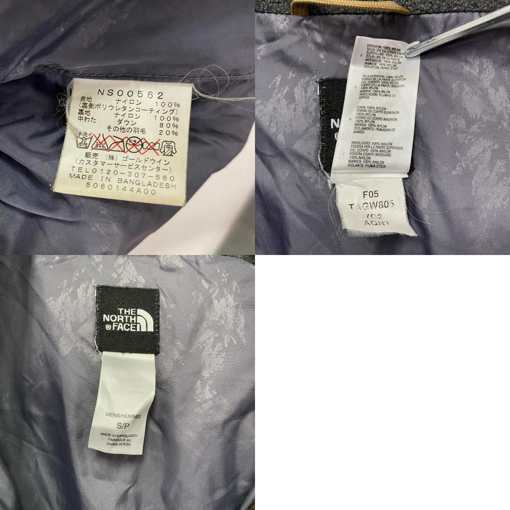 THE NORTH FACE ザノースフェイス　PRODIGY PRINT DOWN JACKET　ダウンジャケット　総柄　カーキ　Sサイズ