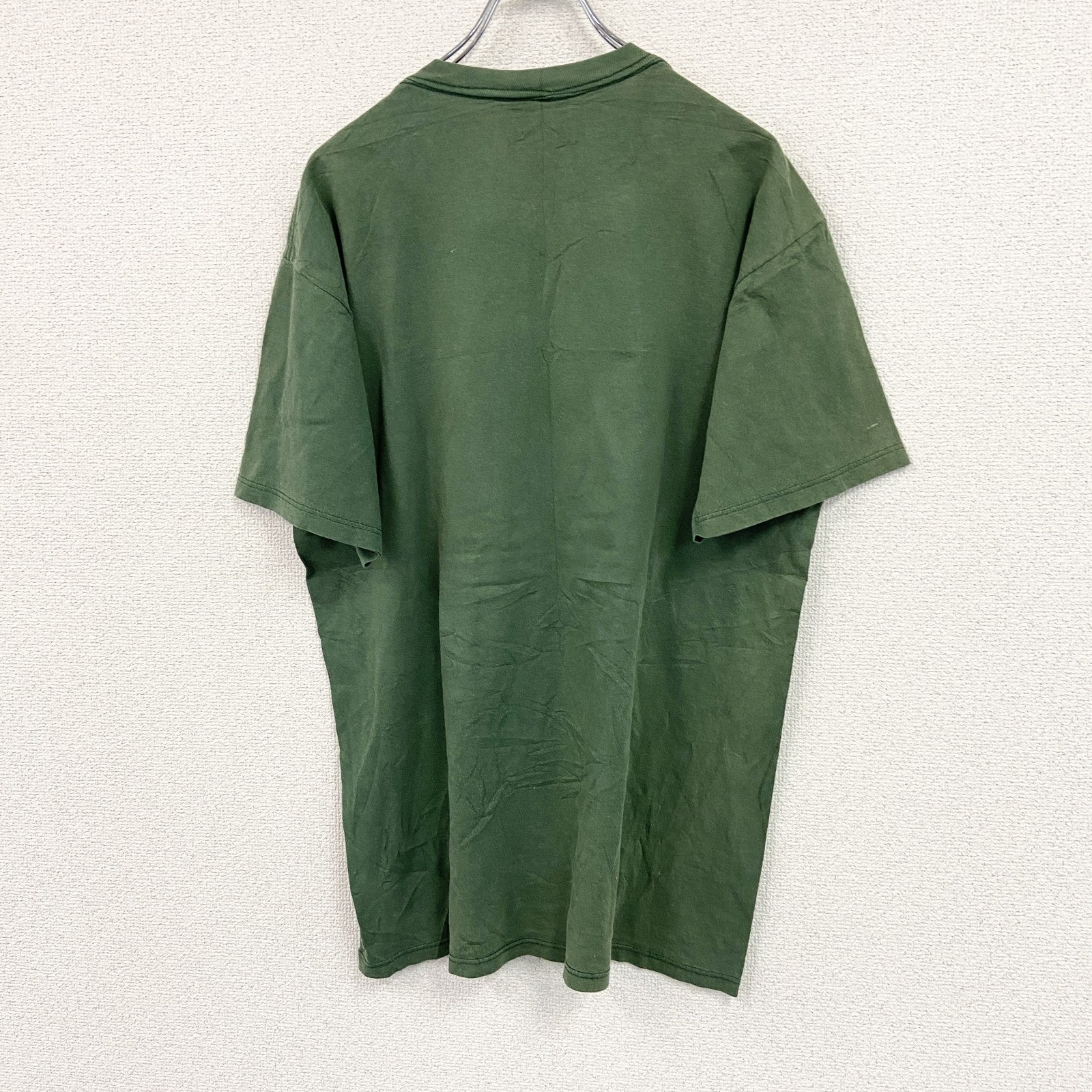 JERZEES　ジャージーズ　半袖プリントTシャツ　緑　グリーン　Lサイズ