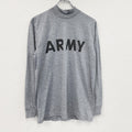 ARMY　アーミー　長袖Tシャツ/ロンT　ミリタリーTシャツ　灰色　グレー　Sサイズ