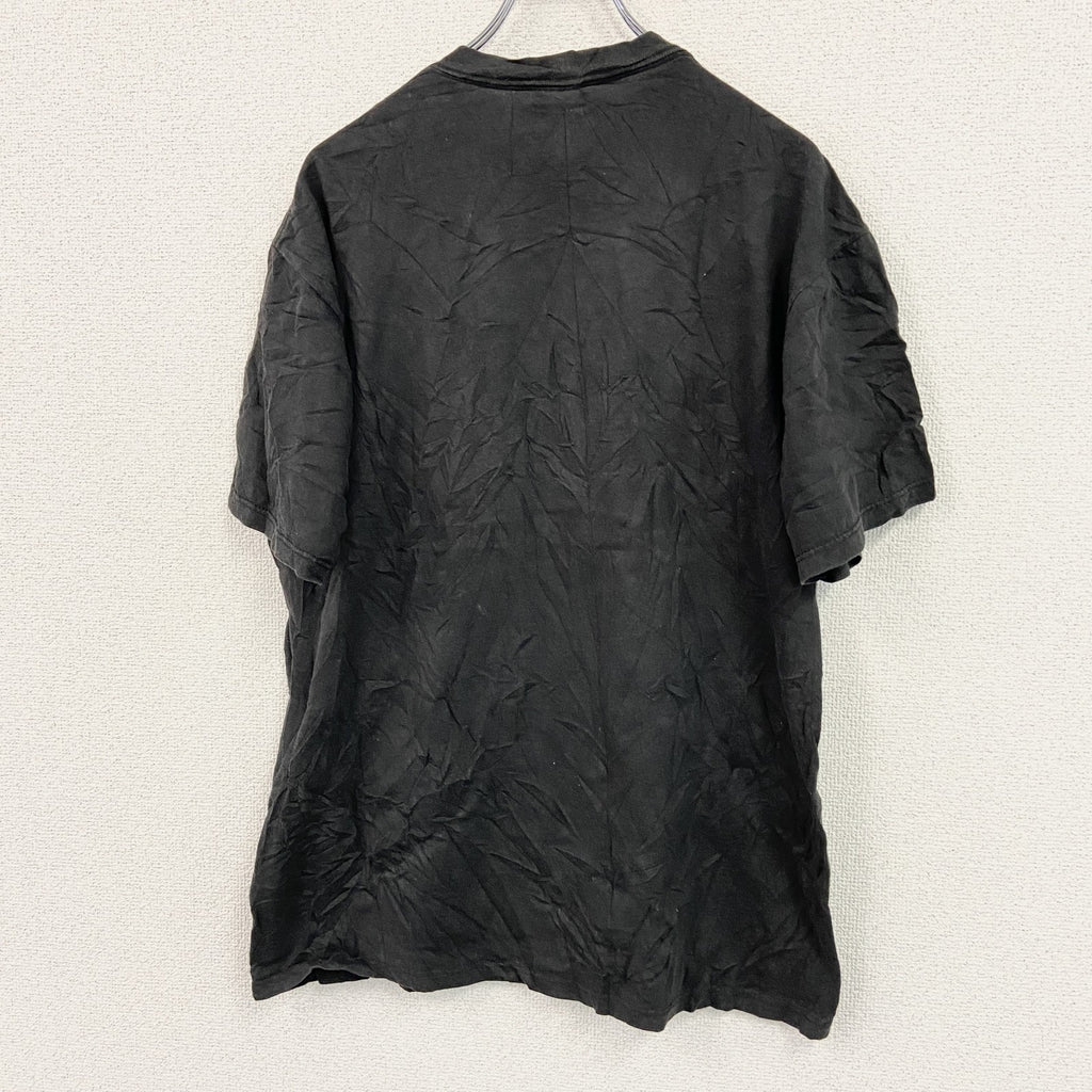 JERZEES　ジャージーズ　半袖プリントTシャツ　黒　ブラック　Lサイズ