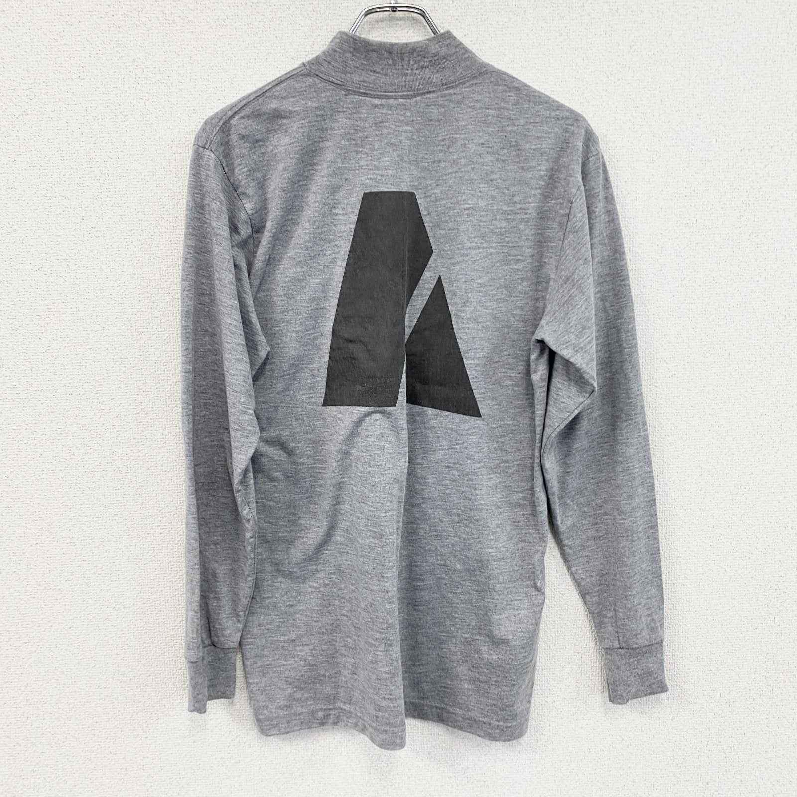 ARMY　アーミー　長袖Tシャツ/ロンT　ミリタリーTシャツ　灰色　グレー　Sサイズ